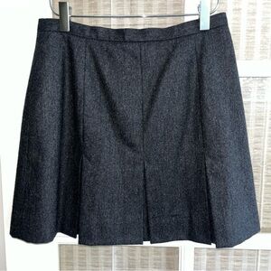 Vintage 90s J. Crew Charcoal grey mini Skirt